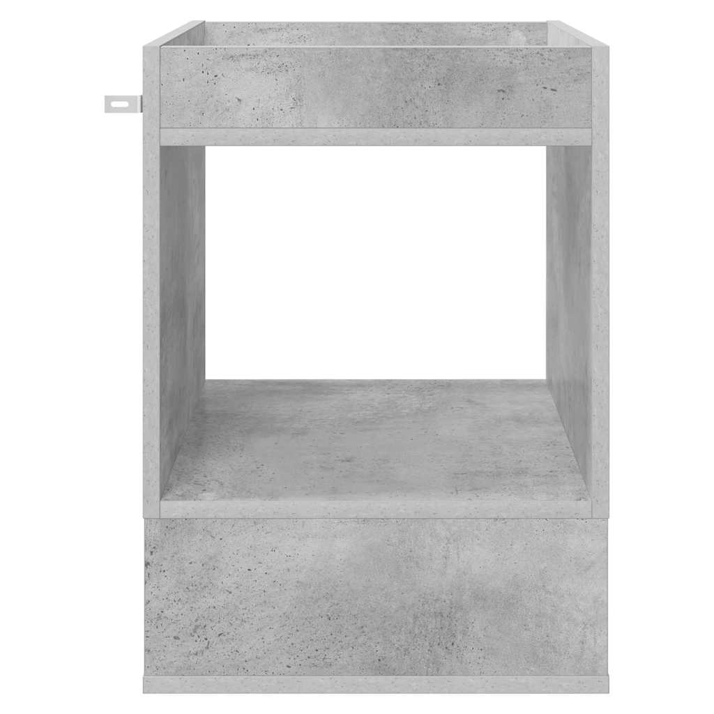 Végasztal 2 pcs Beton Szürke 40 x 40 x 56 cm Faanyag