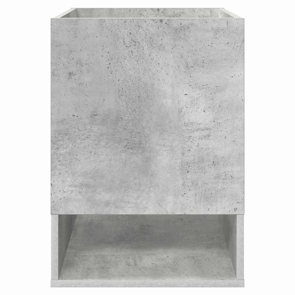 Végasztal 2 pcs Beton Szürke 40 x 40 x 56 cm Faanyag