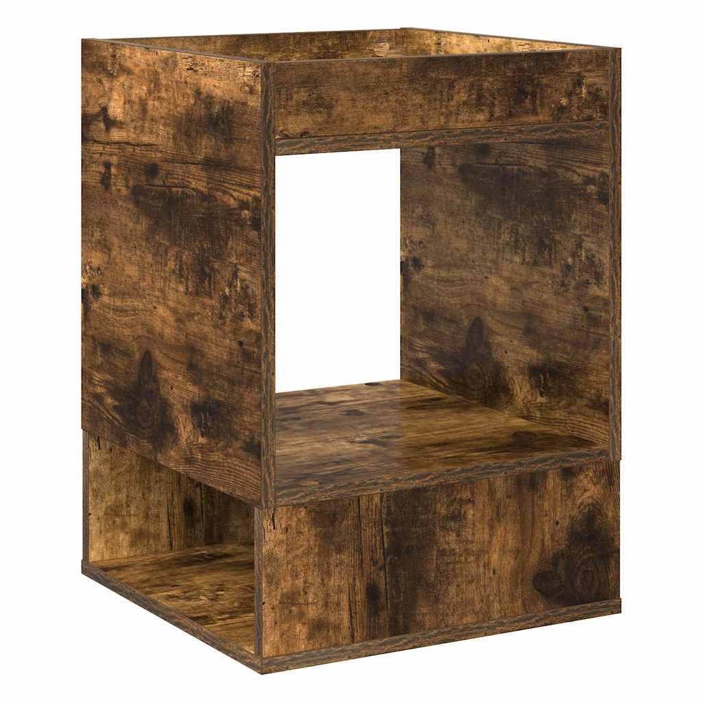 Végasztal 2 db Füstölt tölgy 40 x 40 x 56 cm Szerelt Fa