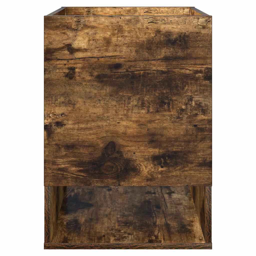 Végasztal 2 db Füstölt tölgy 40 x 40 x 56 cm Szerelt Fa