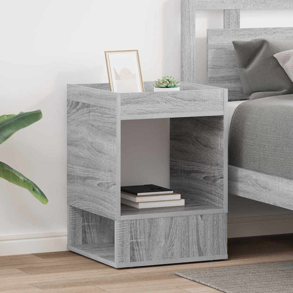 Végasztal 2 pcs Szürke Sonoma 40 x 40 x 56 cm Faanyag