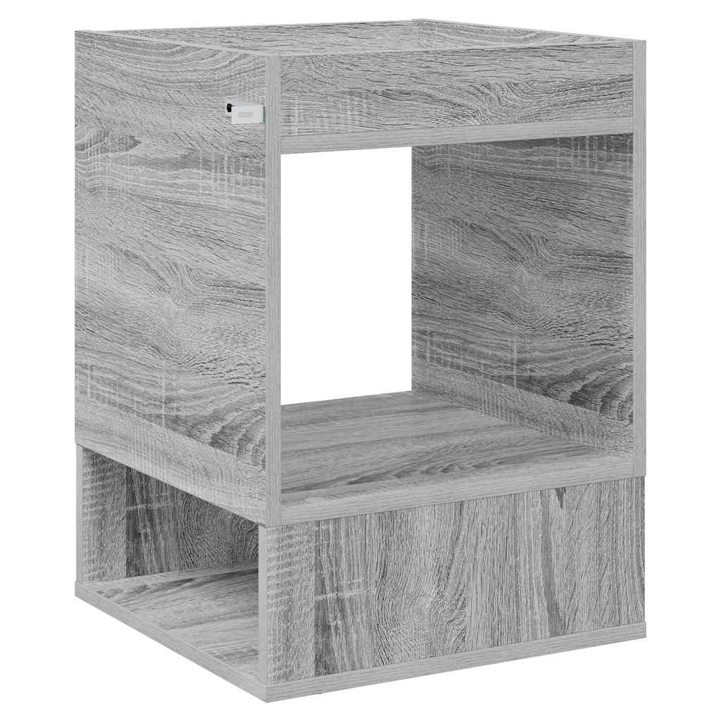 Végasztal 2 pcs Szürke Sonoma 40 x 40 x 56 cm Faanyag