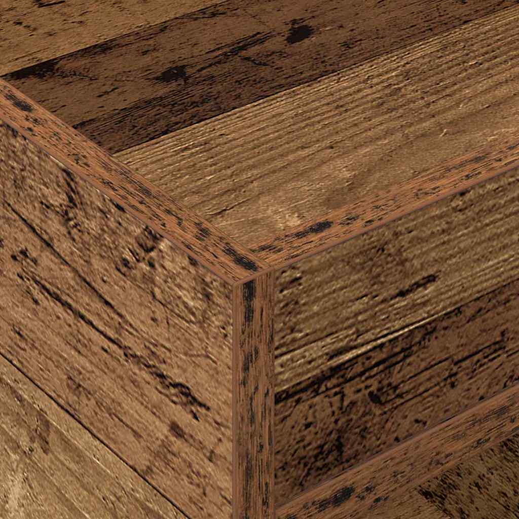 Végasztal 2 pcs Öreg fa 40 x 40 x 56 cm Faanyag