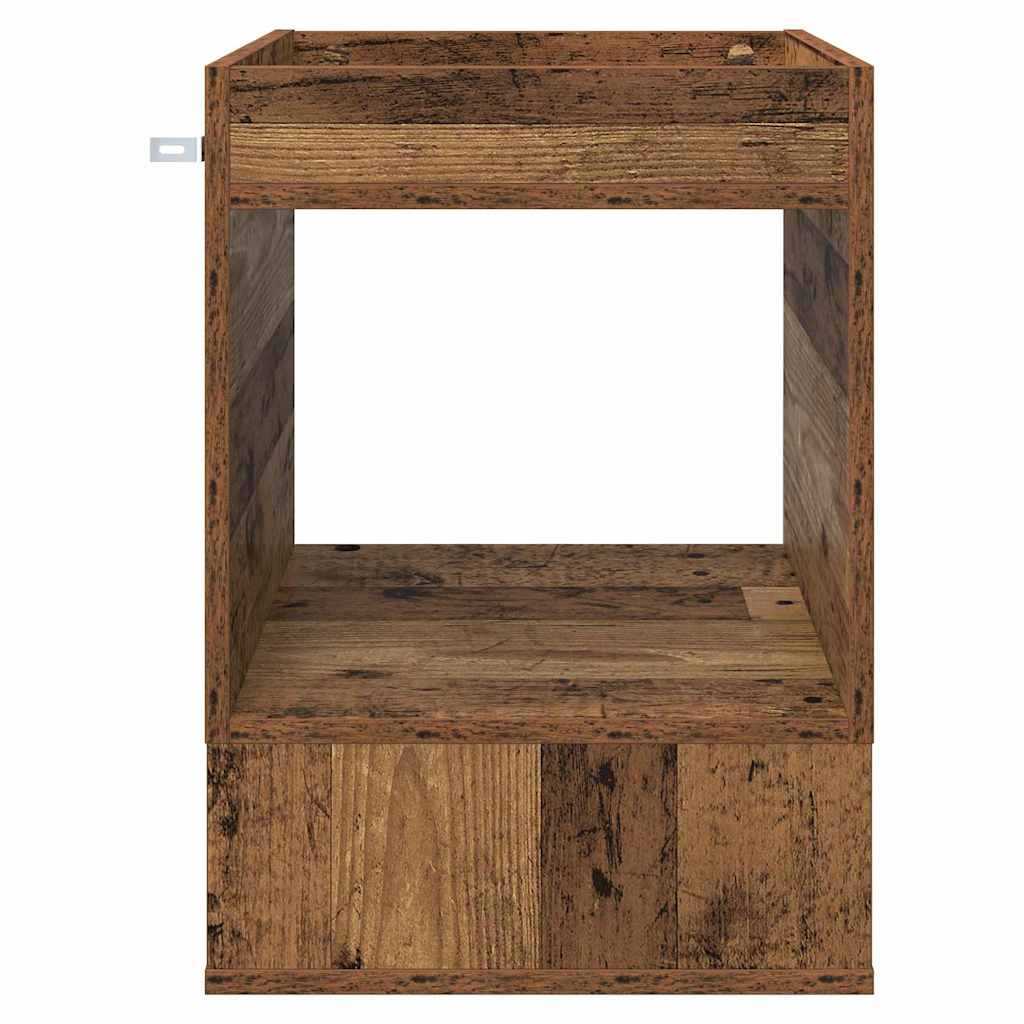Végasztal 2 pcs Öreg fa 40 x 40 x 56 cm Faanyag