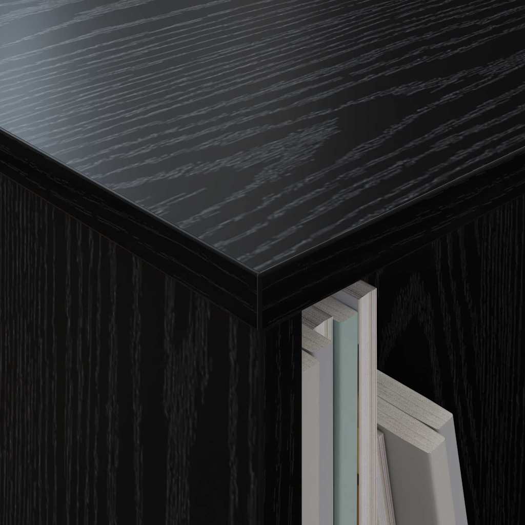 Magazin állvány Fekete tölgy 102 x 30 x 45 cm