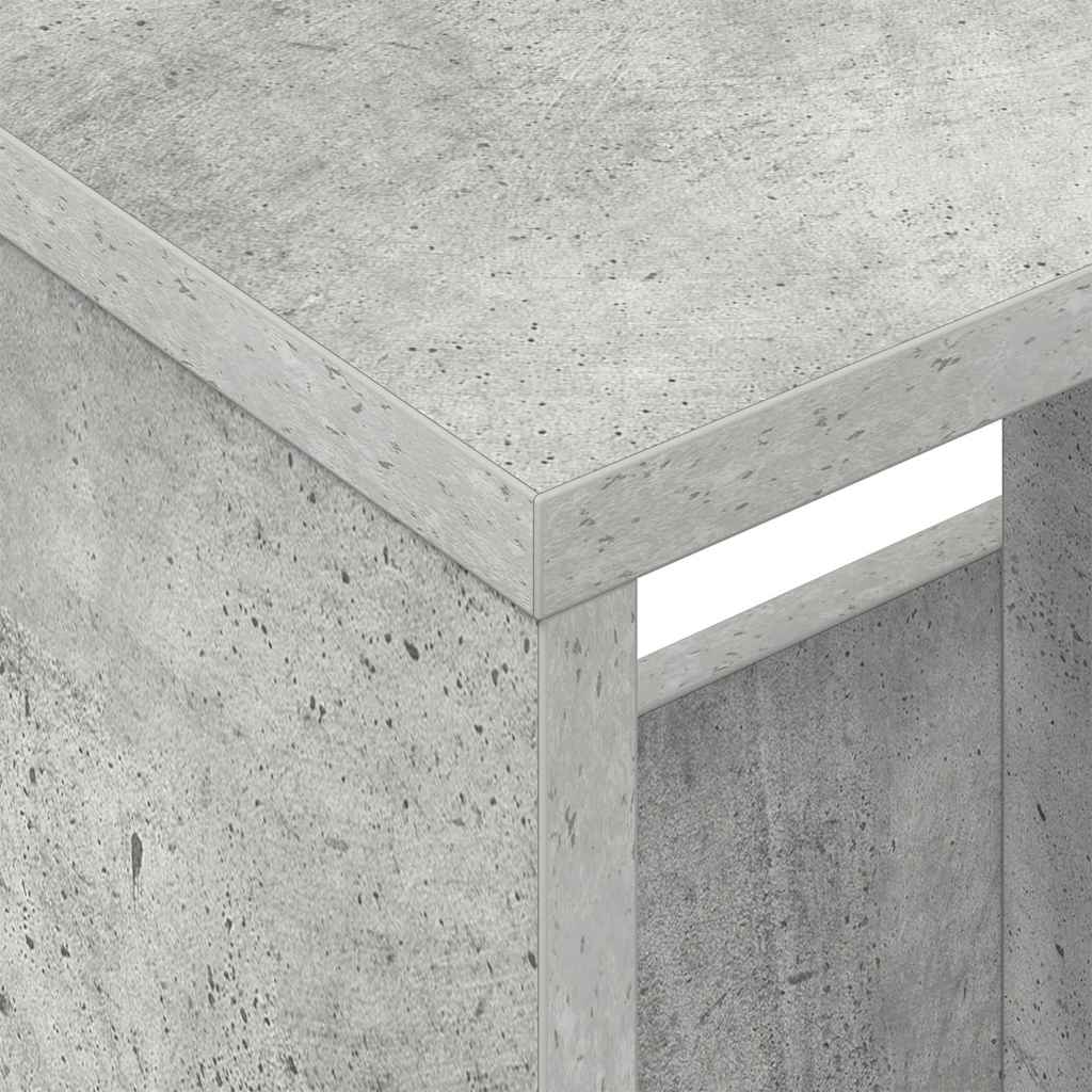Magazin állvány Beton Szürke 102 x 30 x 45 cm