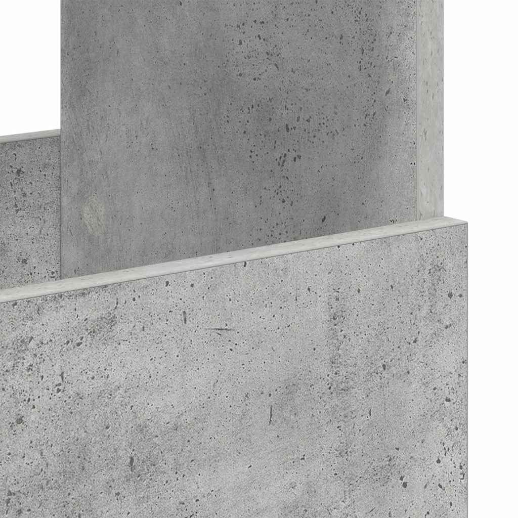Magazin állvány Beton Szürke 102 x 30 x 45 cm