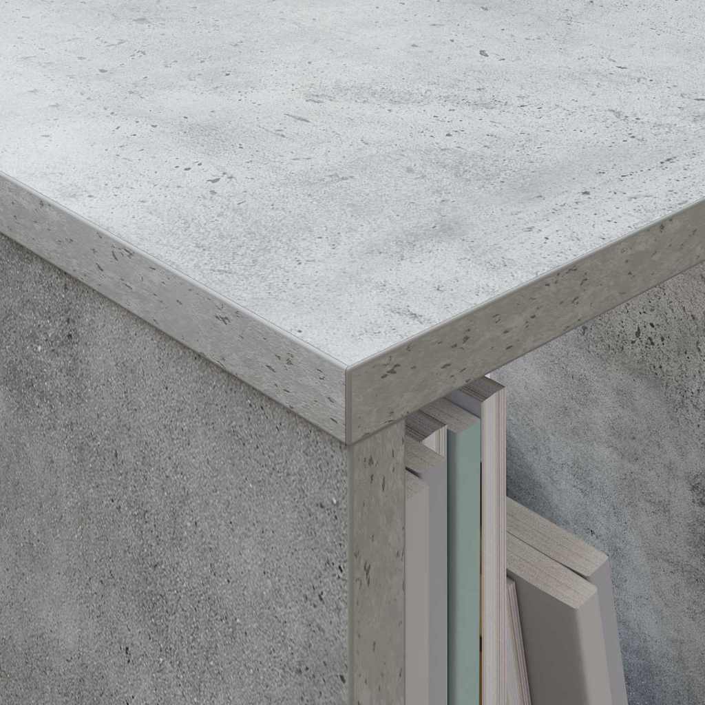 Magazin állvány Beton Szürke 102 x 30 x 45 cm