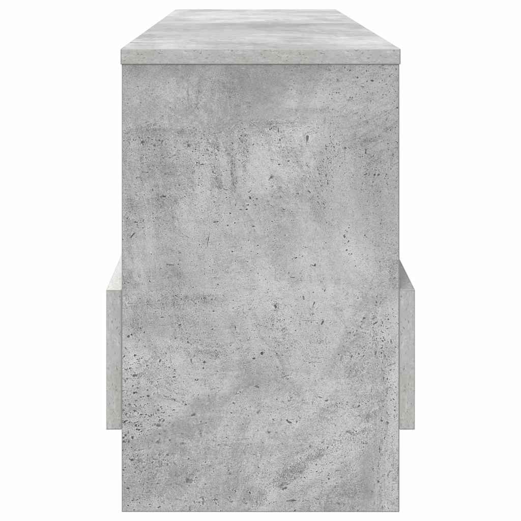 Magazin állvány Beton Szürke 102 x 30 x 45 cm