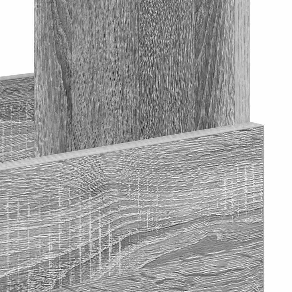 Magazin állvány Szürke Sonoma 102 x 30 x 45 cm
