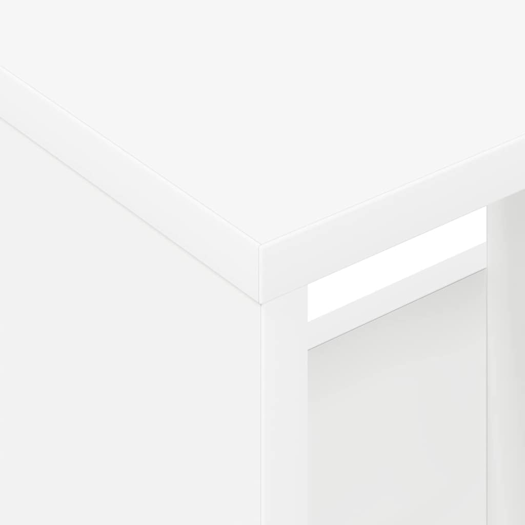 Magazin állvány 2 pcs Fehér 35 x 30 x 45 cm