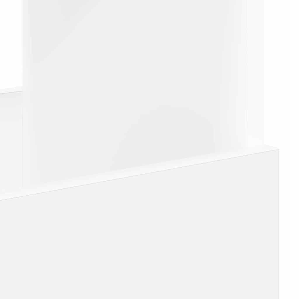Magazin állvány 2 pcs Fehér 35 x 30 x 45 cm