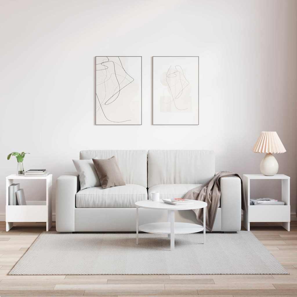 Magazin állvány 2 pcs Fehér 35 x 30 x 45 cm