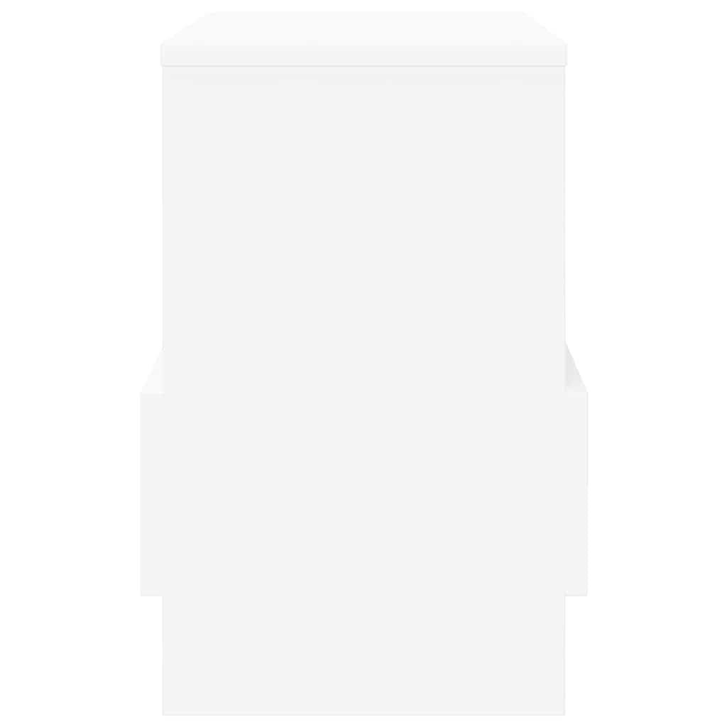 Magazin állvány 2 pcs Fehér 35 x 30 x 45 cm