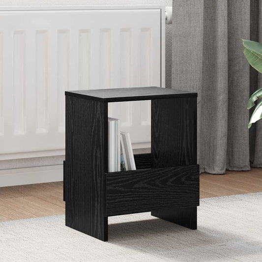 Magazin állvány 2 pcs Fekete tölgy 35 x 30 x 45 cm