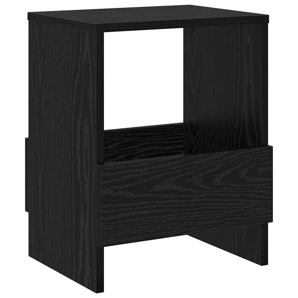 Magazin állvány 2 pcs Fekete tölgy 35 x 30 x 45 cm