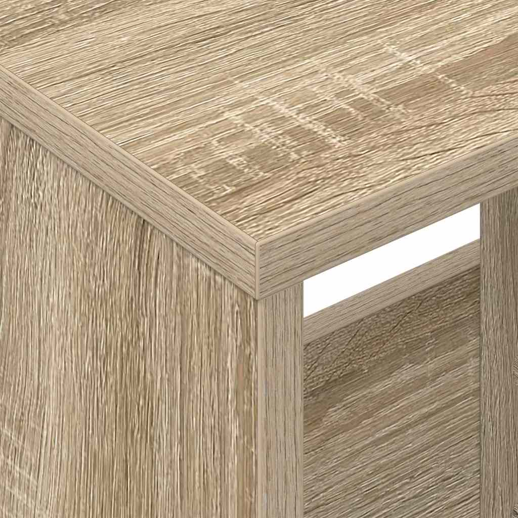 Magazin állvány 2 pcs Sonoma tölgy 35 x 30 x 45 cm