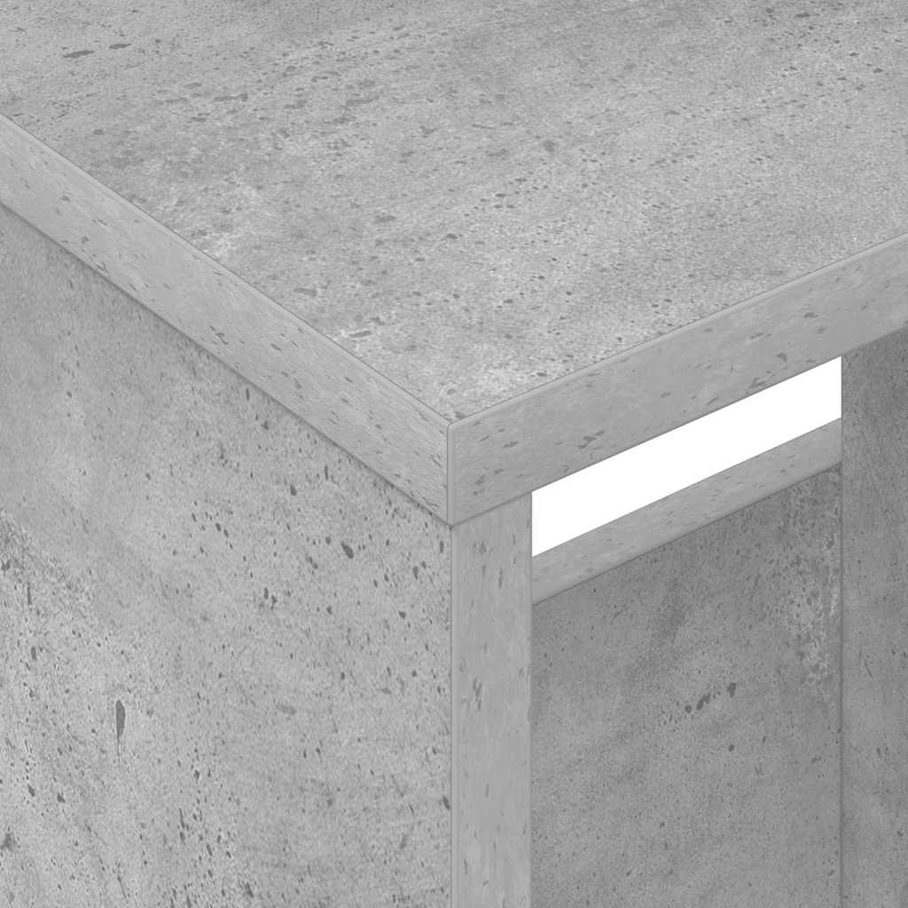 Magazin állvány 2 pcs Beton Szürke 35 x 30 x 45 cm