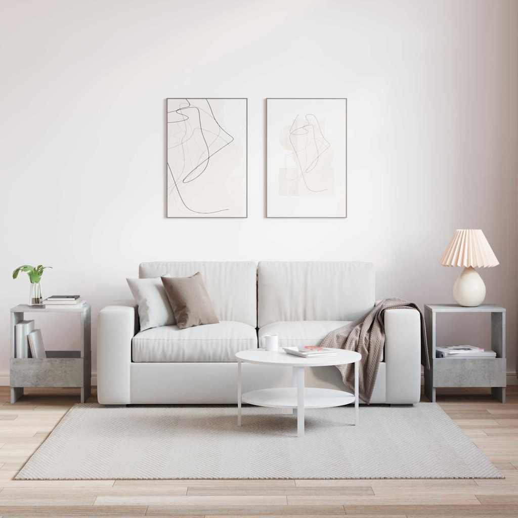 Magazin állvány 2 pcs Beton Szürke 35 x 30 x 45 cm