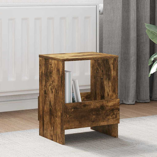 Magazin állvány 2 pcs Füstölt tölgy 35 x 30 x 45 cm