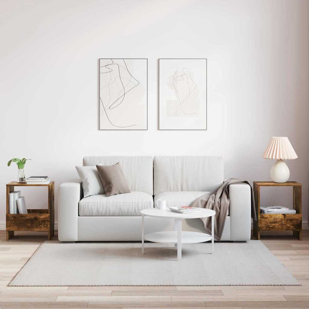 Magazin állvány 2 pcs Füstölt tölgy 35 x 30 x 45 cm