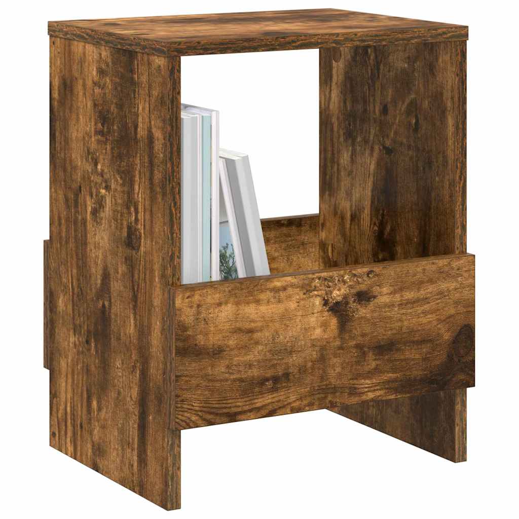 Magazin állvány 2 pcs Füstölt tölgy 35 x 30 x 45 cm