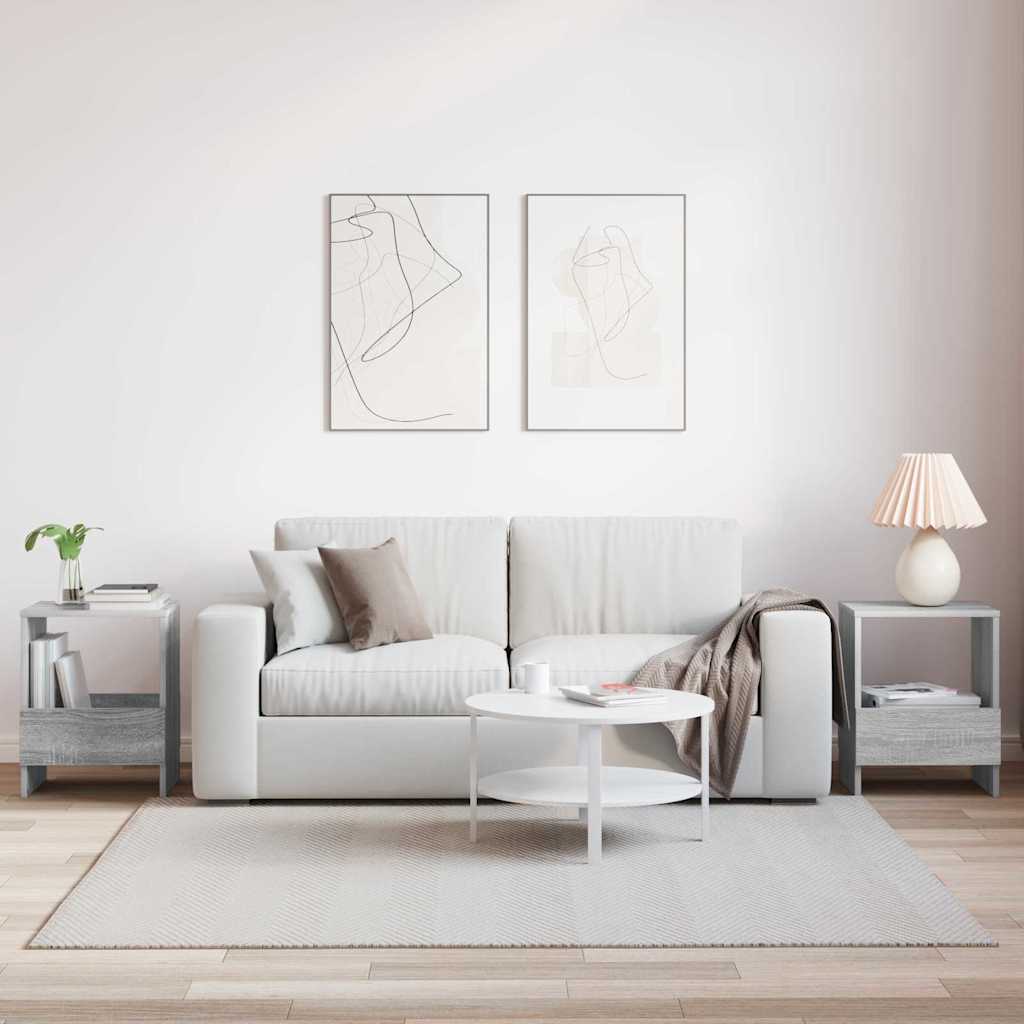 Magazin állvány 2 pcs Szürke Sonoma 35 x 30 x 45 cm