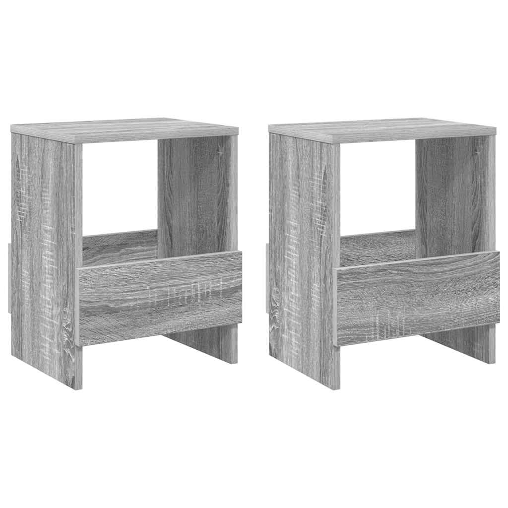 Magazin állvány 2 pcs Szürke Sonoma 35 x 30 x 45 cm
