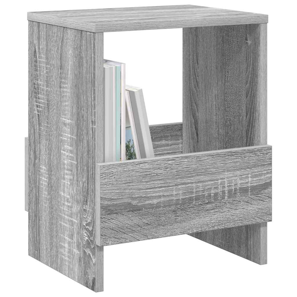 Magazin állvány 2 pcs Szürke Sonoma 35 x 30 x 45 cm