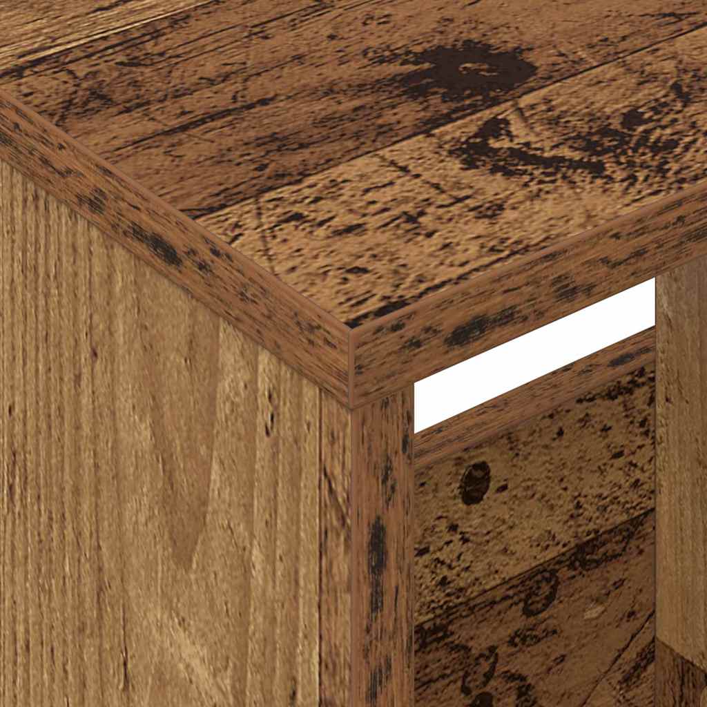 Magazin állvány 2 pcs Öreg fa 35 x 30 x 45 cm