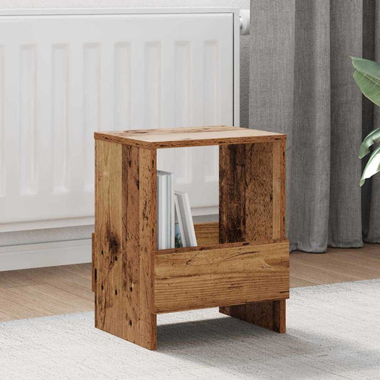 Magazin állvány 2 pcs Öreg fa 35 x 30 x 45 cm