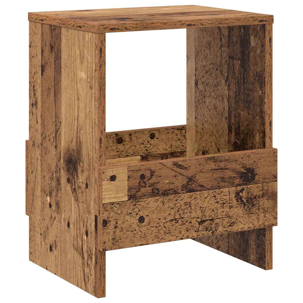 Magazin állvány 2 pcs Öreg fa 35 x 30 x 45 cm