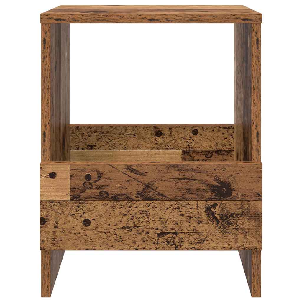 Magazin állvány 2 pcs Öreg fa 35 x 30 x 45 cm