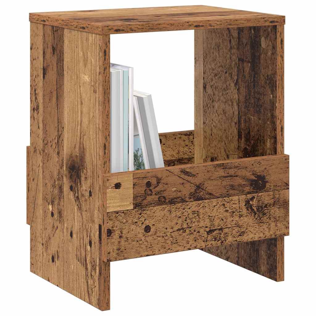 Magazin állvány 2 pcs Öreg fa 35 x 30 x 45 cm