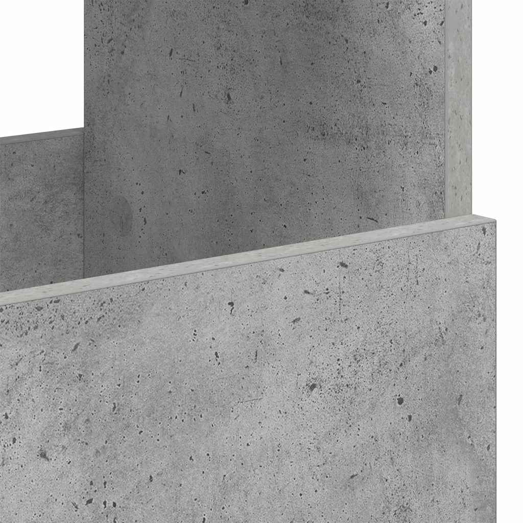 Magazin állvány Beton Szürke 68,5 x 30 x 45 cm