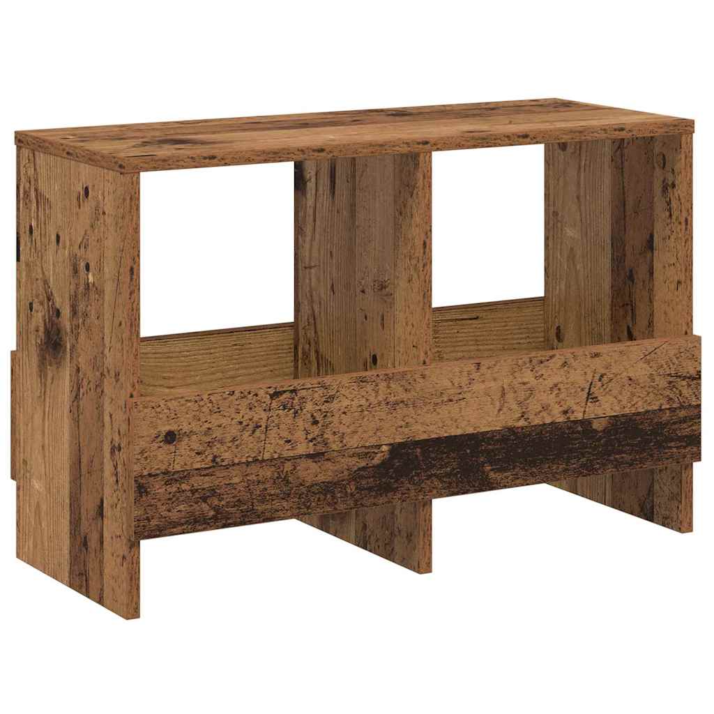 Magazin állvány Öreg fa 68,5 x 30 x 45 cm