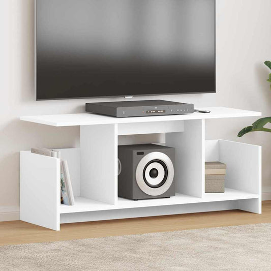 TV állvány Fehér 102 x 35 x 45 cm Faanyag