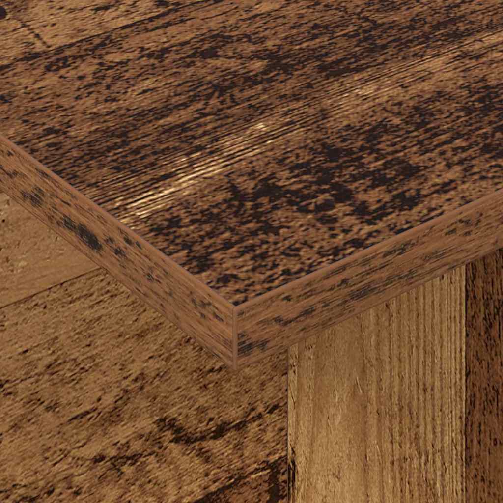 TV állvány 102 x 35 x 45 cm Öreg fa Szerelt Fa