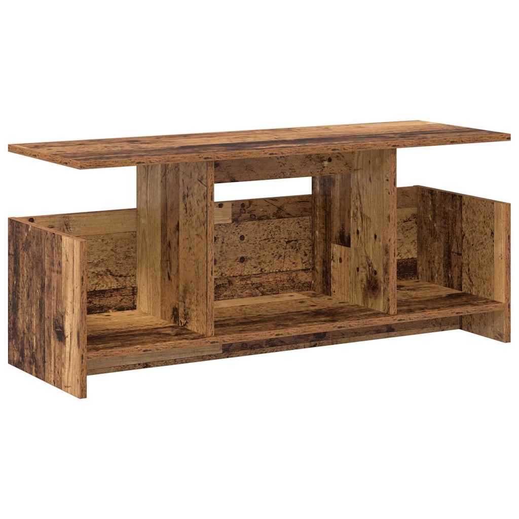 TV állvány 102 x 35 x 45 cm Öreg fa Szerelt Fa