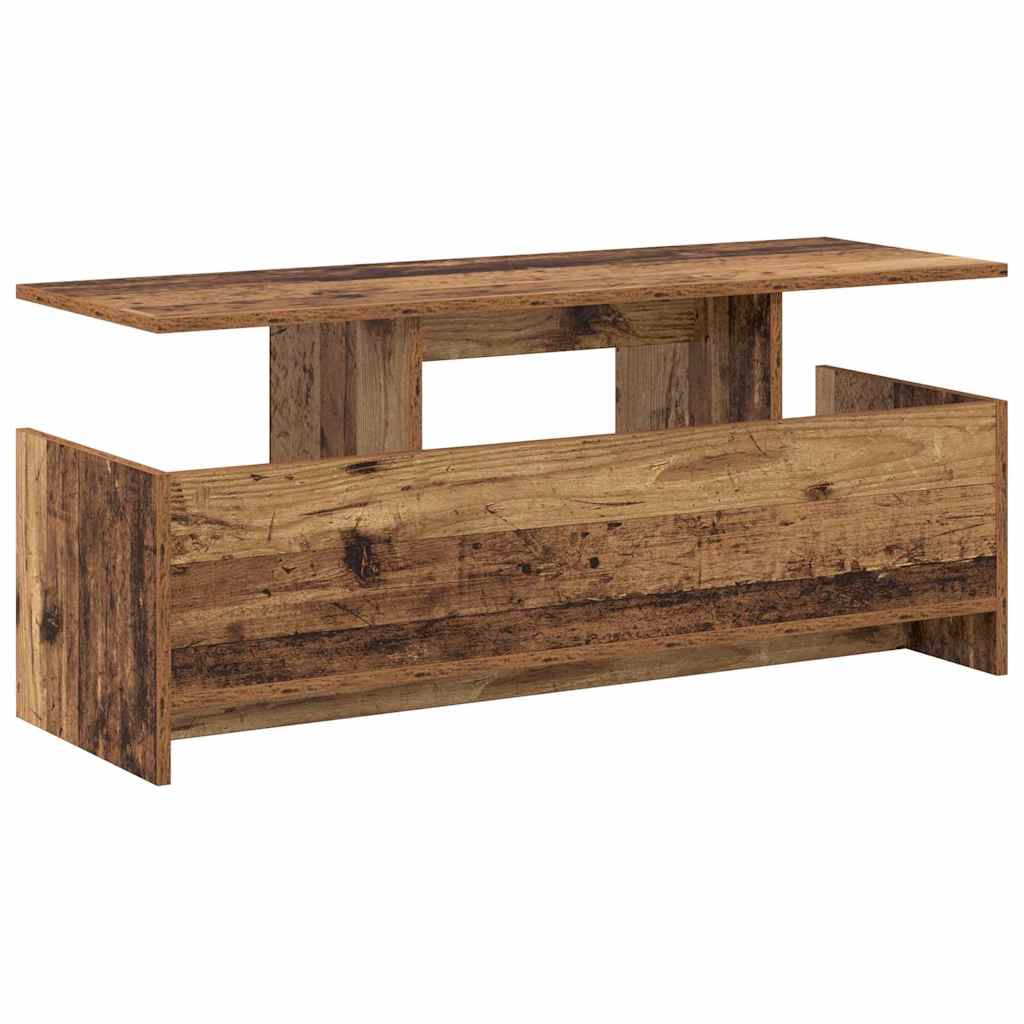 TV állvány 102 x 35 x 45 cm Öreg fa Szerelt Fa