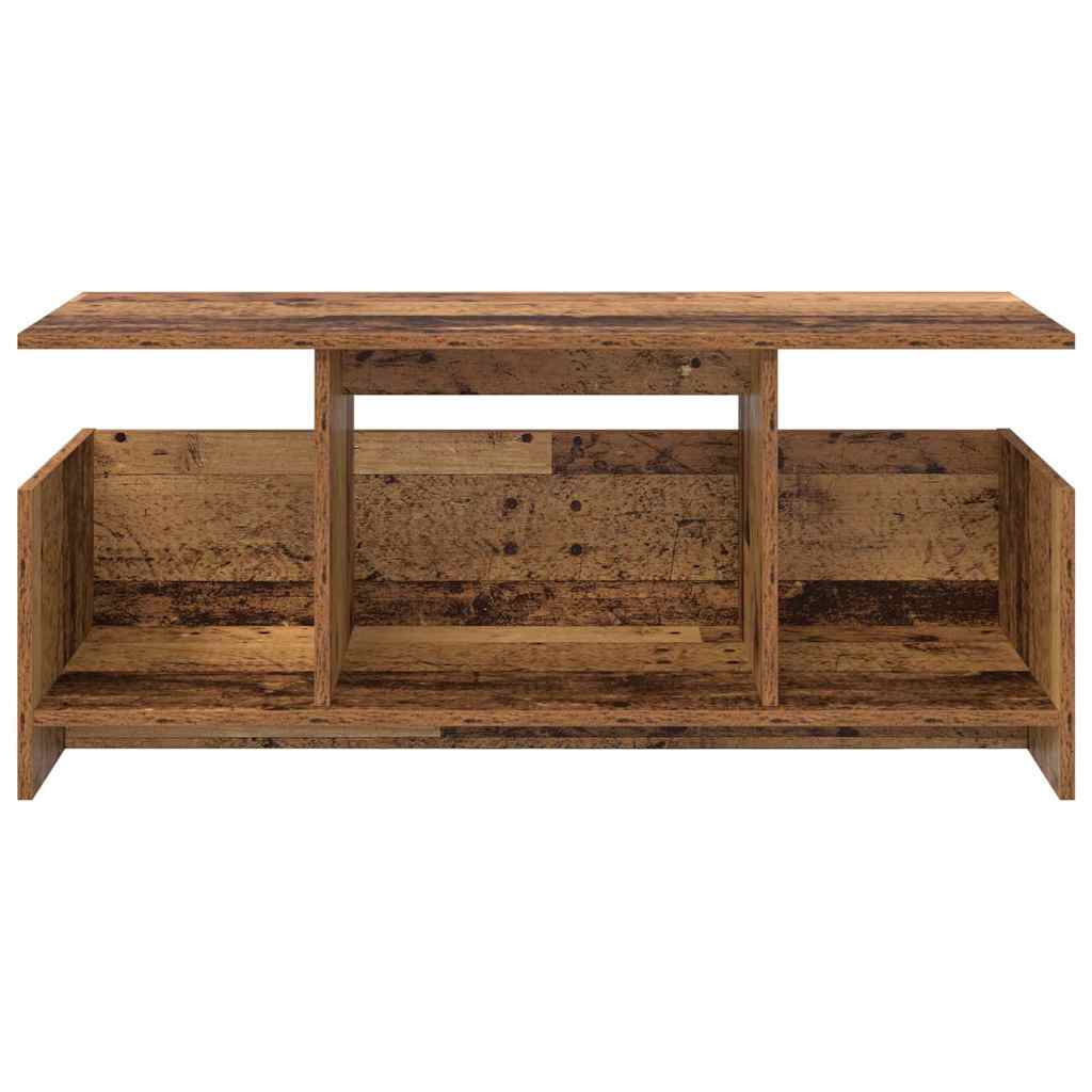 TV állvány 102 x 35 x 45 cm Öreg fa Szerelt Fa