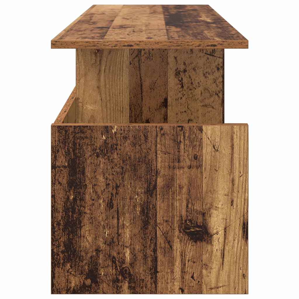 TV állvány 102 x 35 x 45 cm Öreg fa Szerelt Fa