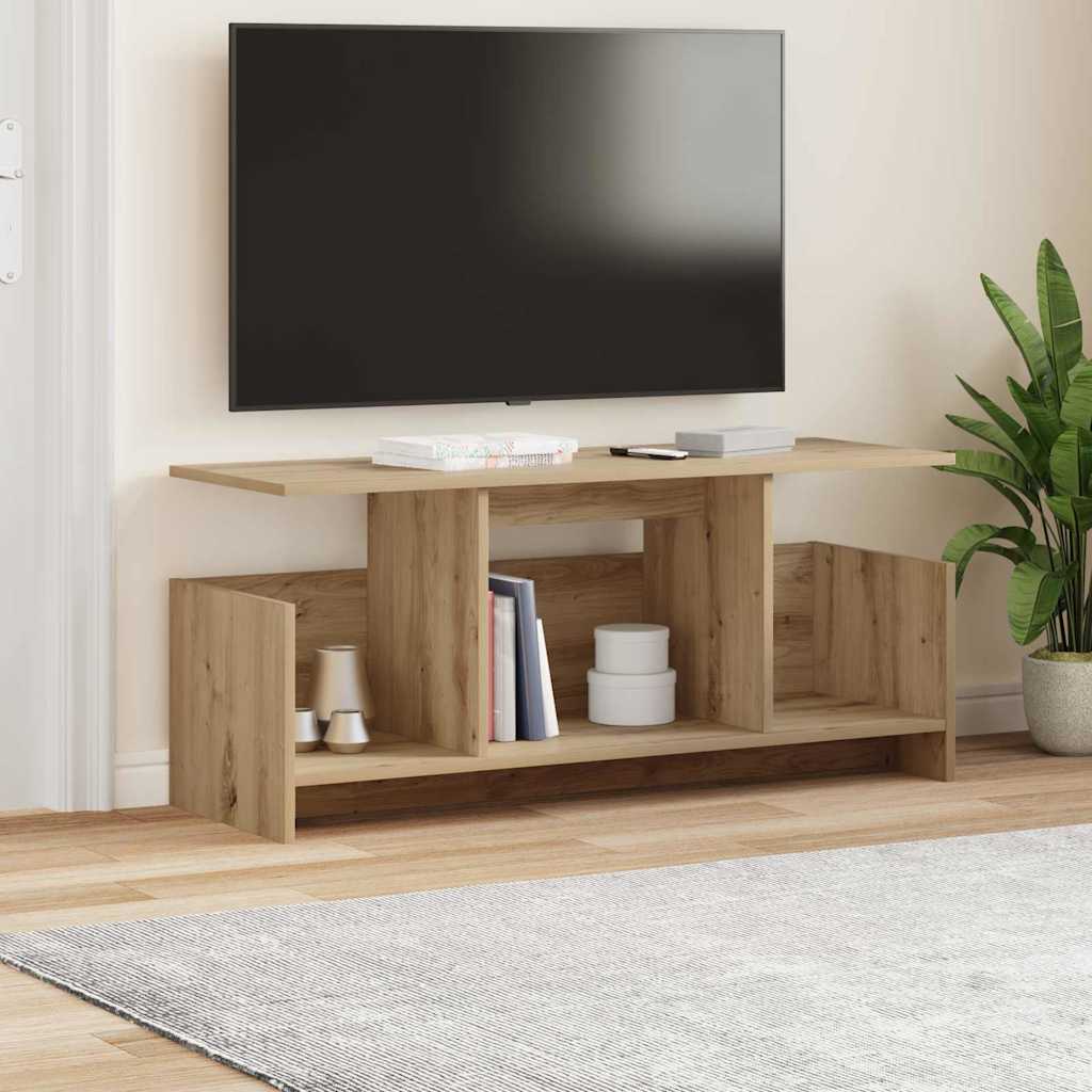 TV állvány 102 x 35 x 45 cm Artisan tölgy Szerelt Fa