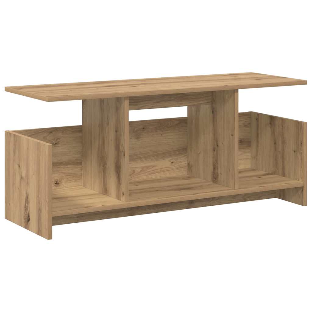 TV állvány 102 x 35 x 45 cm Artisan tölgy Szerelt Fa