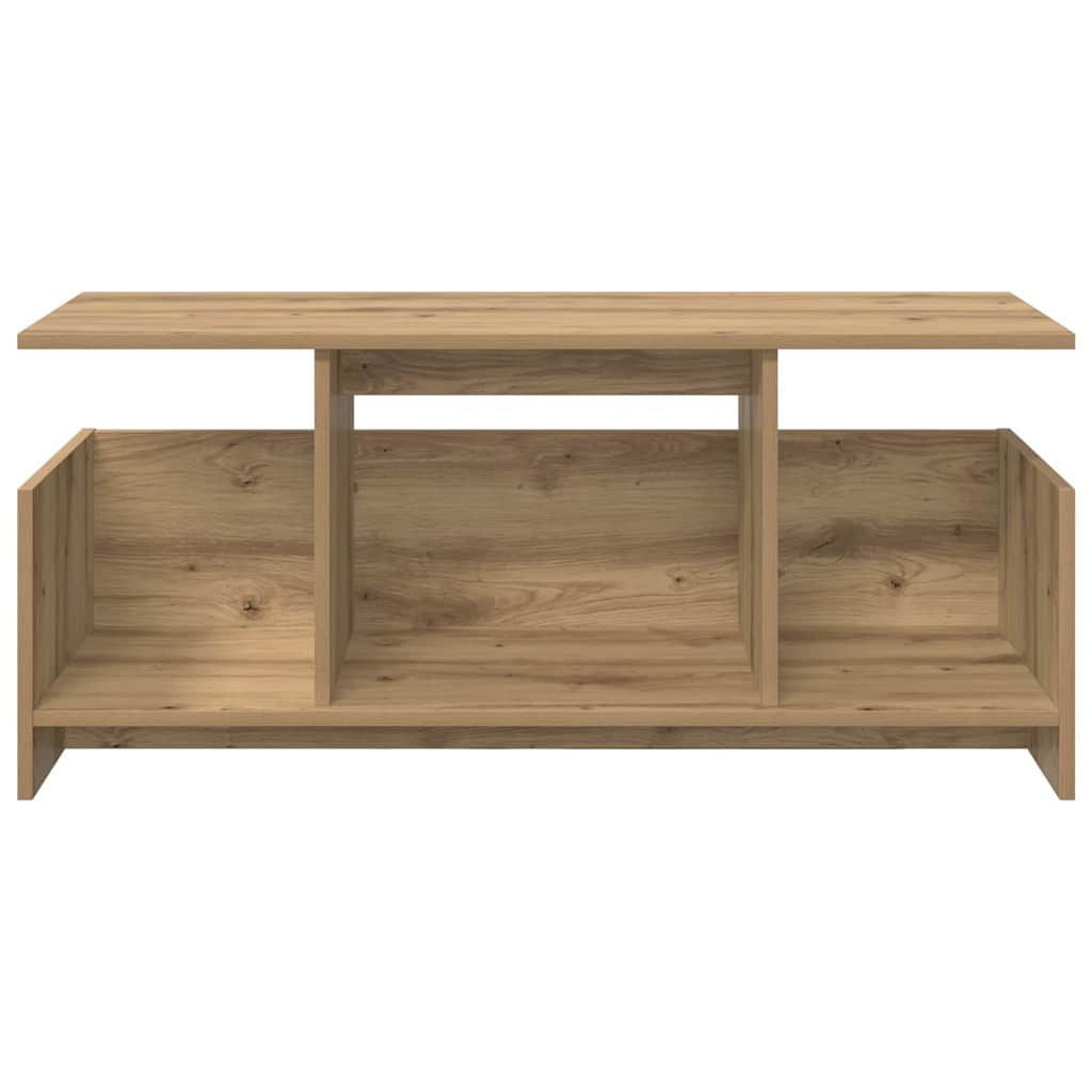 TV állvány 102 x 35 x 45 cm Artisan tölgy Szerelt Fa