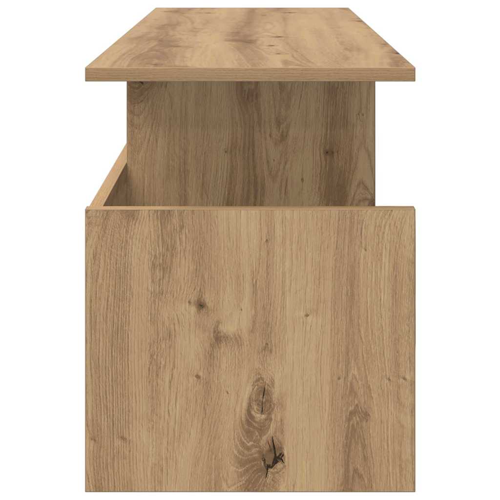 TV állvány 102 x 35 x 45 cm Artisan tölgy Szerelt Fa