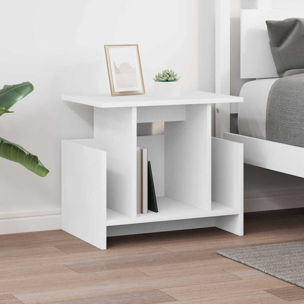 TV állvány 2 pcs Fehér Szerelt Fa