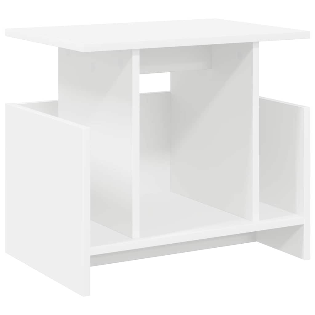TV állvány 2 pcs Fehér Szerelt Fa