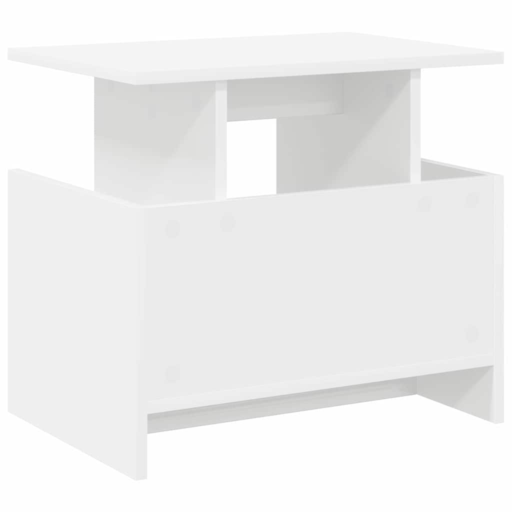TV állvány 2 pcs Fehér Szerelt Fa