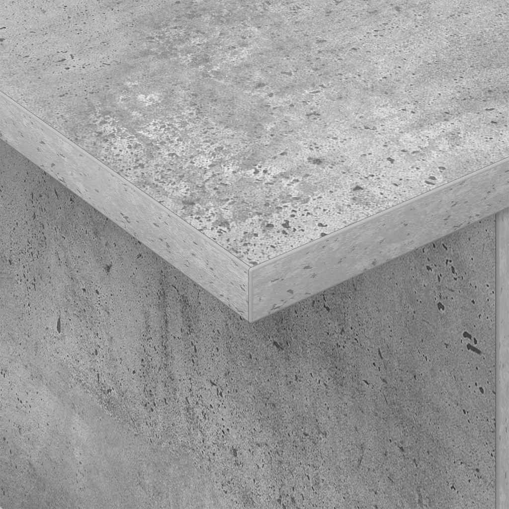 TV állvány 2 pcs Beton Szürke Szerelt Fa
